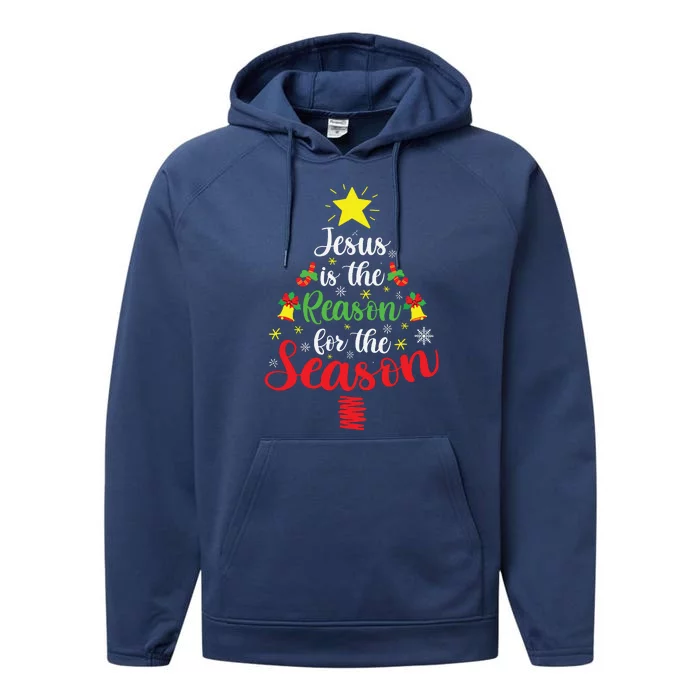 Jesus Is The Reason For The Season Christmas Family Matching Performance Fleece Hoodie