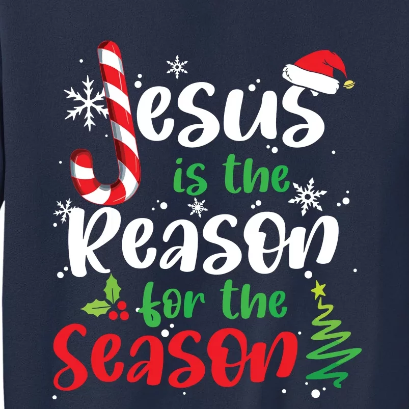 Jesus Is The Reason For The Season Christian Faith Christmas Sweatshirt