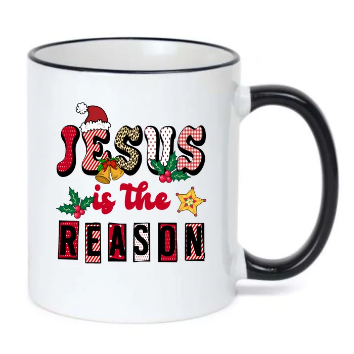 Jesus Is The Reason Christmas Holiday Black Color Changing Mug