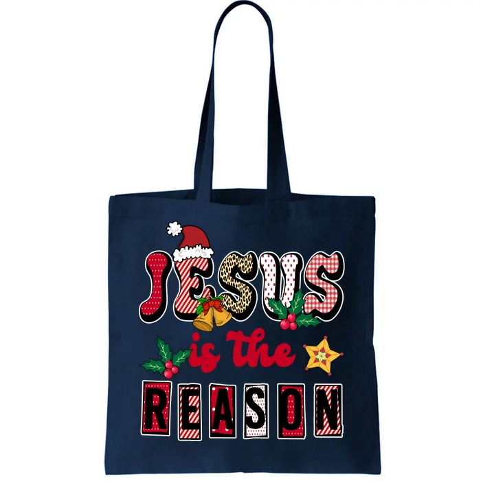 Jesus Is The Reason Christmas Holiday Tote Bag