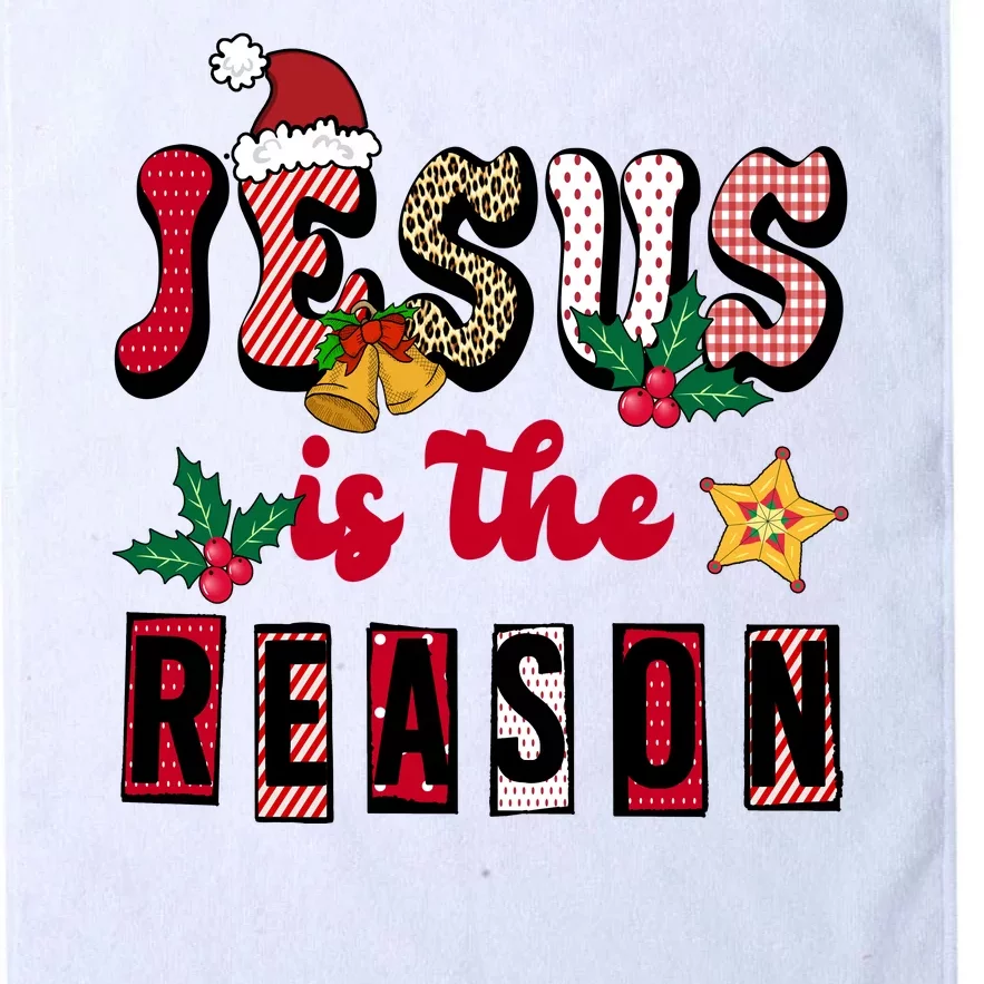 Jesus Is The Reason Christmas Holiday Platinum Collection Golf Towel