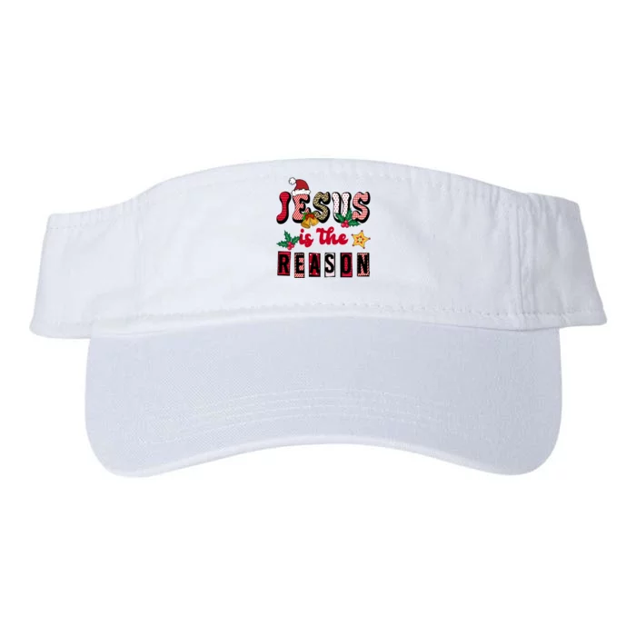 Jesus Is The Reason Christmas Holiday Valucap Bio-Washed Visor