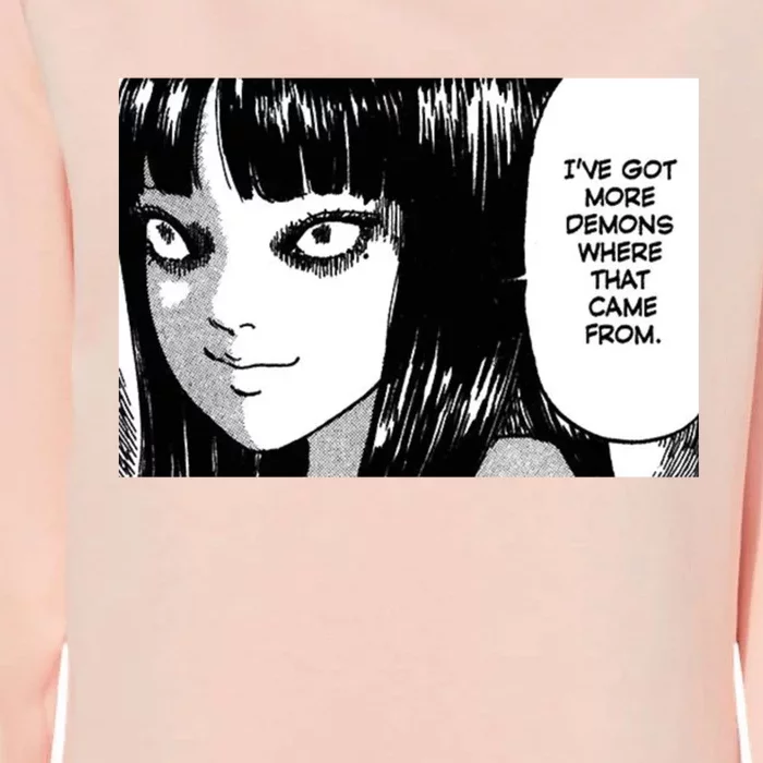 Junji Ito; Tomie Womens California Wash Sweatshirt