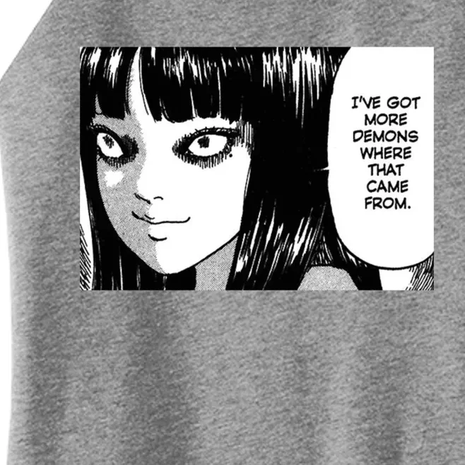 Junji Ito; Tomie Women’s Perfect Tri Rocker Tank