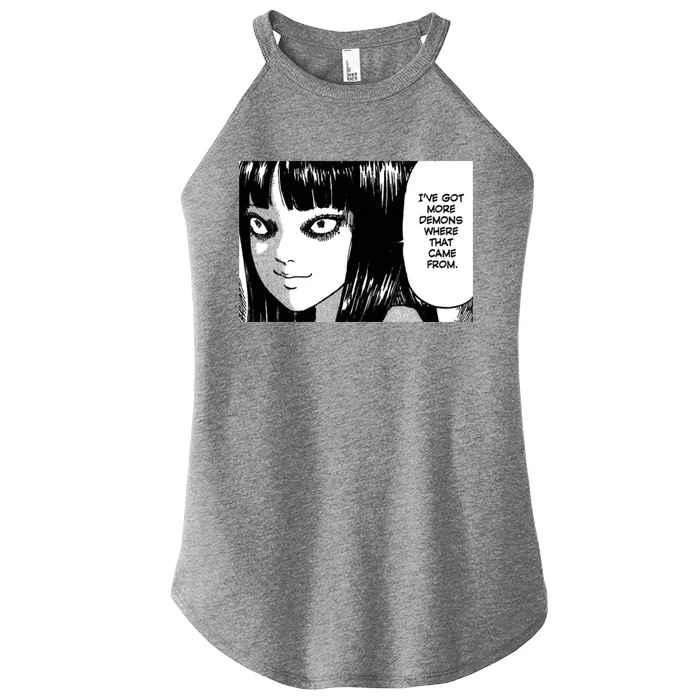 Junji Ito; Tomie Women’s Perfect Tri Rocker Tank