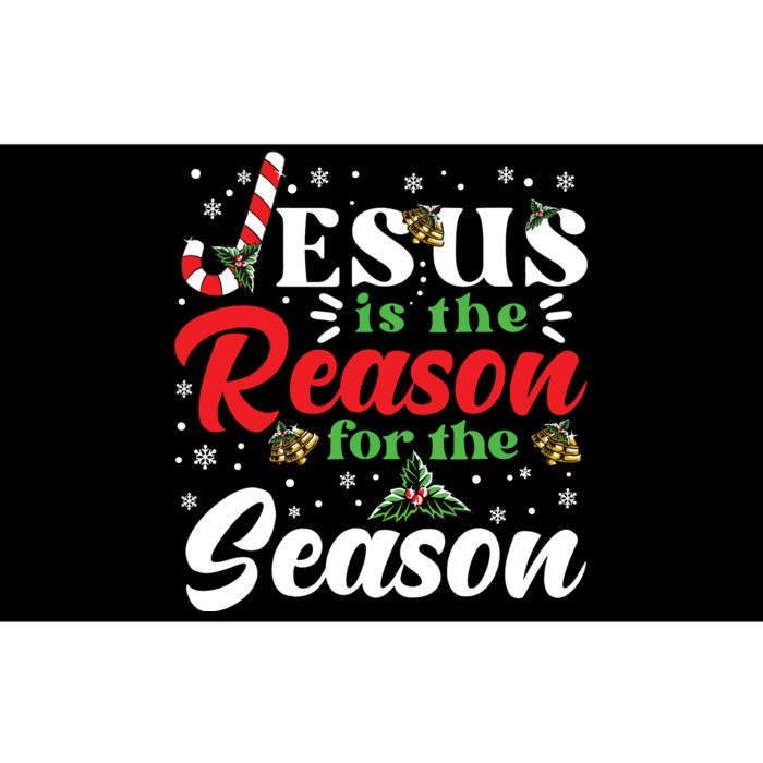 Jesus Is The Reason For The Season Christmas Xmas Christian Bumper Sticker