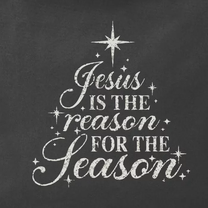 Jesus Is The Reason For The Season Christian Christmas Zip Tote Bag