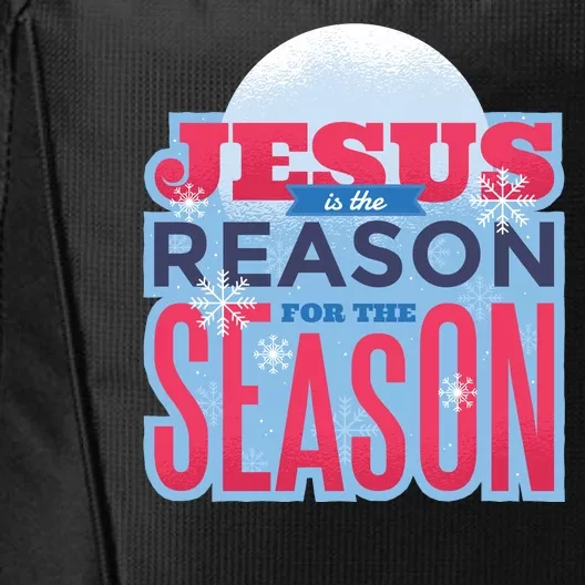 Jesus Is The Reason For The Season Christmas City Backpack