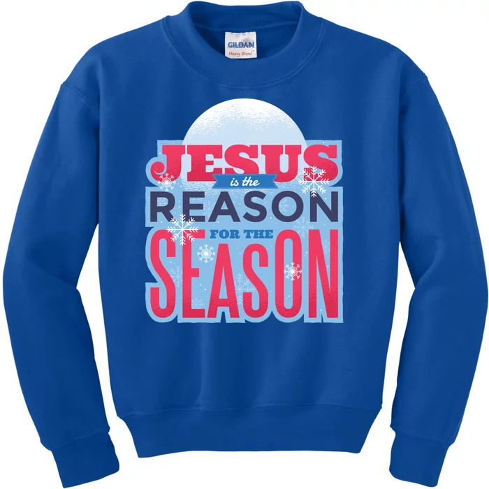 Jesus Is The Reason For The Season Christmas Kids Sweatshirt