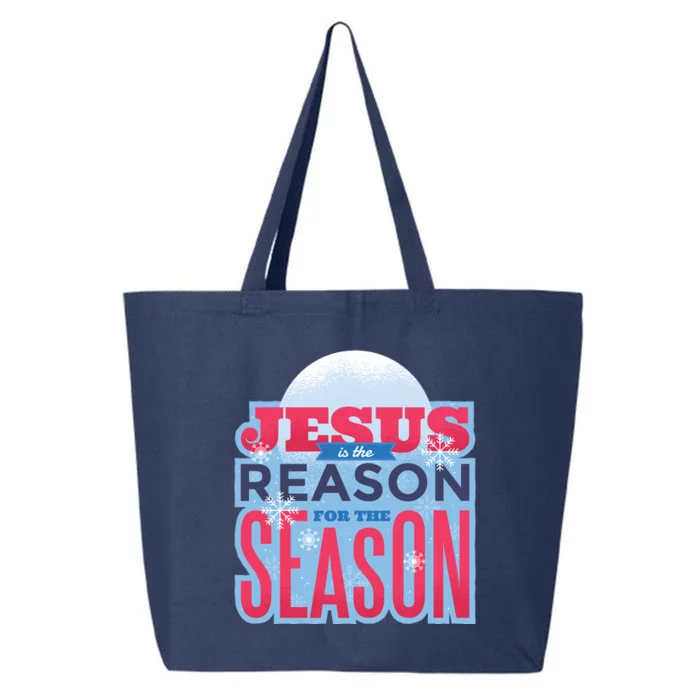 Jesus Is The Reason For The Season Christmas 25L Jumbo Tote