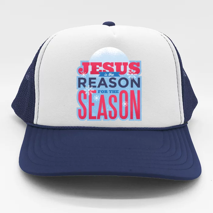 Jesus Is The Reason For The Season Christmas Trucker Hat