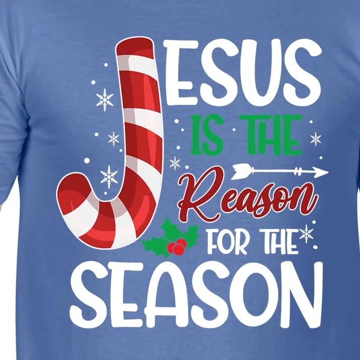 Jesus Is The Reason For The Season Xmas Christian Christmas Gift Comfort Colors T-Shirt