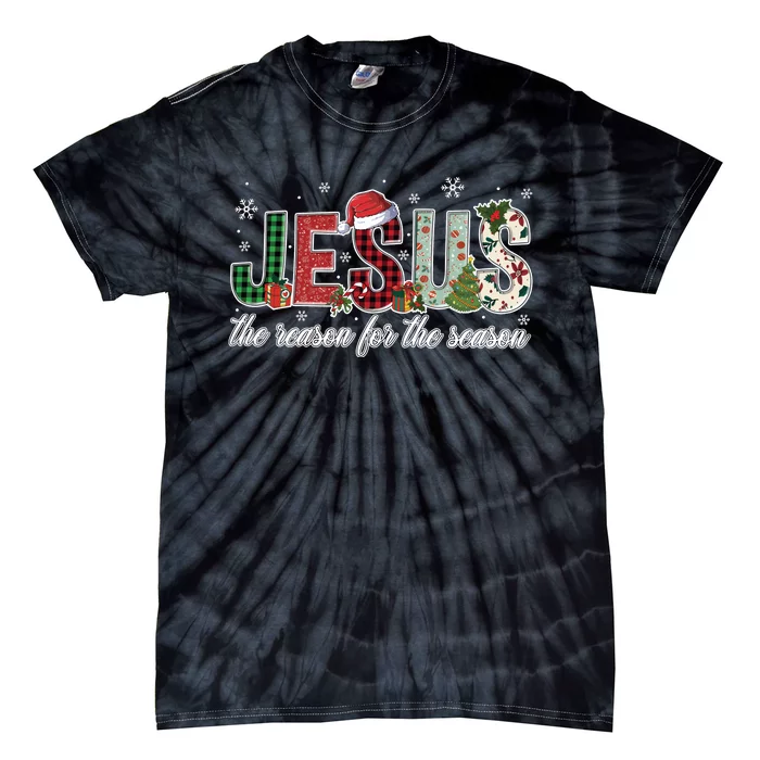 Jesus Is The Reason Jesus Christmas Tie-Dye T-Shirt