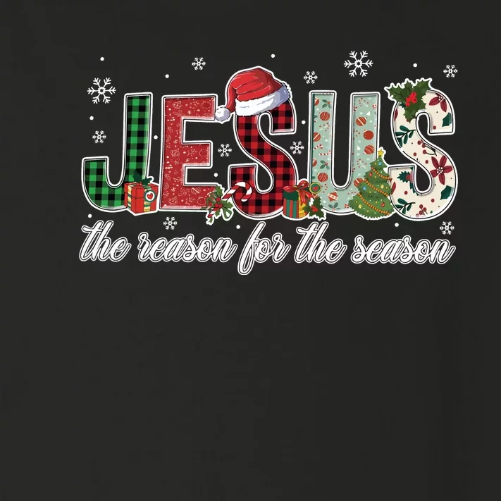 Jesus Is The Reason Jesus Christmas Toddler Long Sleeve Shirt