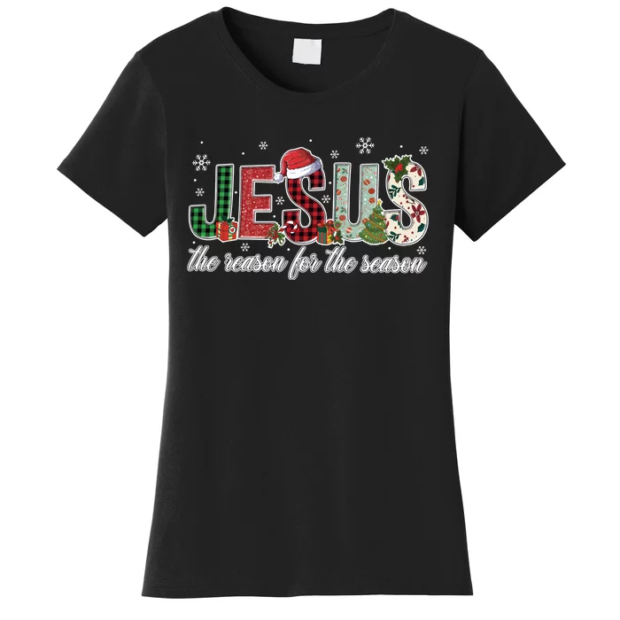 Jesus Is The Reason Jesus Christmas Women's T-Shirt