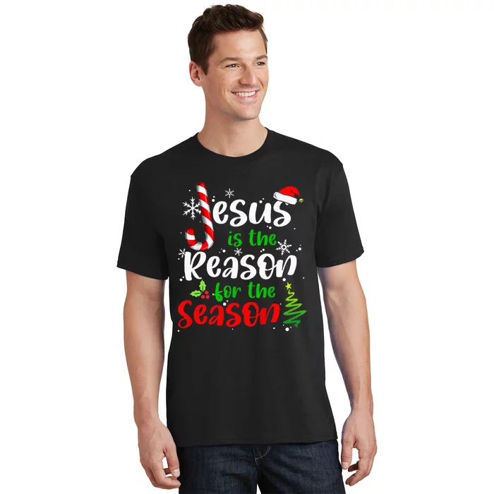 Jesus is The Reason for The Season Faith Xmas T-Shirt