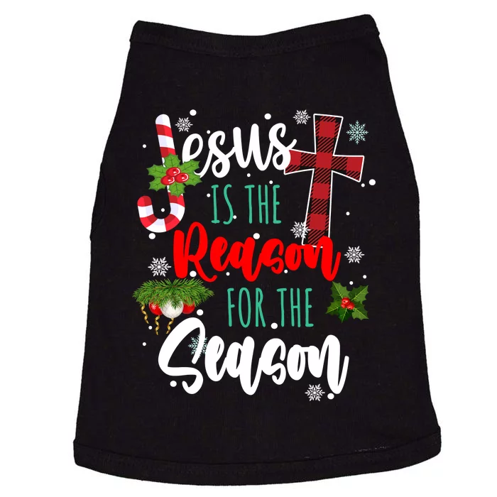 Jesus Is The Reason For The Season Holiday Christmas Doggie Tank