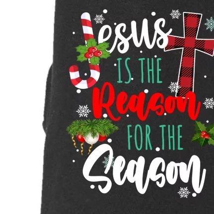 Jesus Is The Reason For The Season Holiday Christmas Doggie 3-End Fleece Hoodie