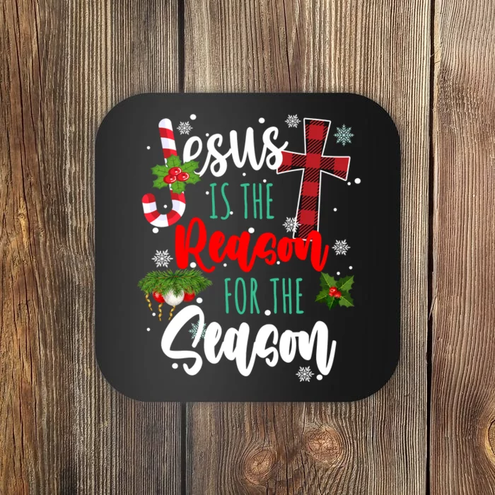 Jesus Is The Reason For The Season Holiday Christmas Coaster