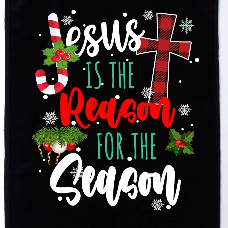 Jesus Is The Reason For The Season Holiday Christmas Platinum Collection Golf Towel