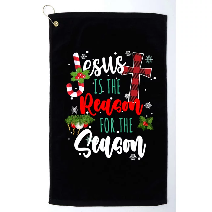 Jesus Is The Reason For The Season Holiday Christmas Platinum Collection Golf Towel