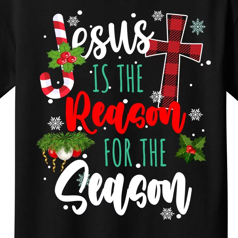 Jesus Is The Reason For The Season Holiday Christmas Kids T-Shirt