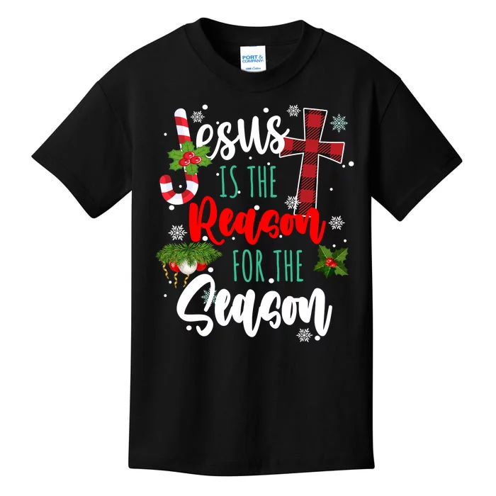 Jesus Is The Reason For The Season Holiday Christmas Kids T-Shirt