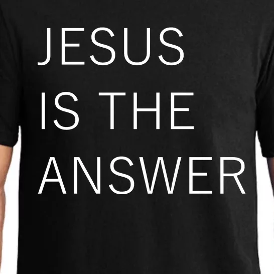 Jesus Is The Answer Pajama Set