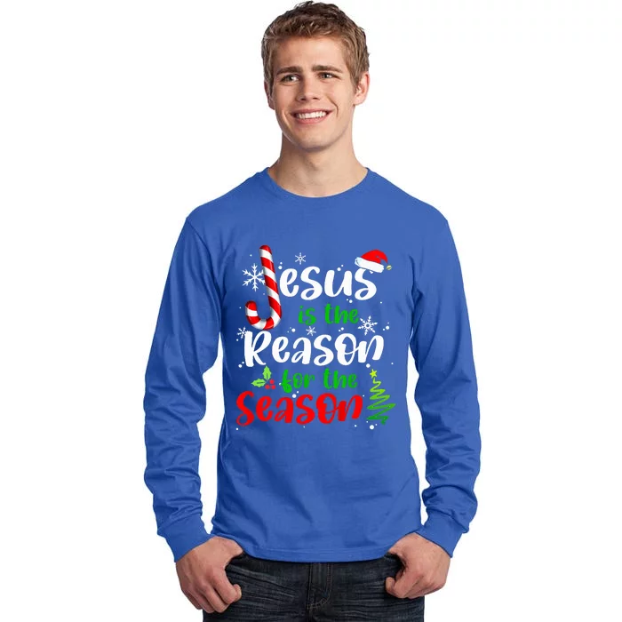 Jesus is The Reason for The Season Christian Faith Christmas Tall Long Sleeve T-Shirt