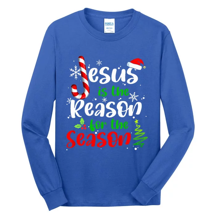 Jesus is The Reason for The Season Christian Faith Christmas Tall Long Sleeve T-Shirt