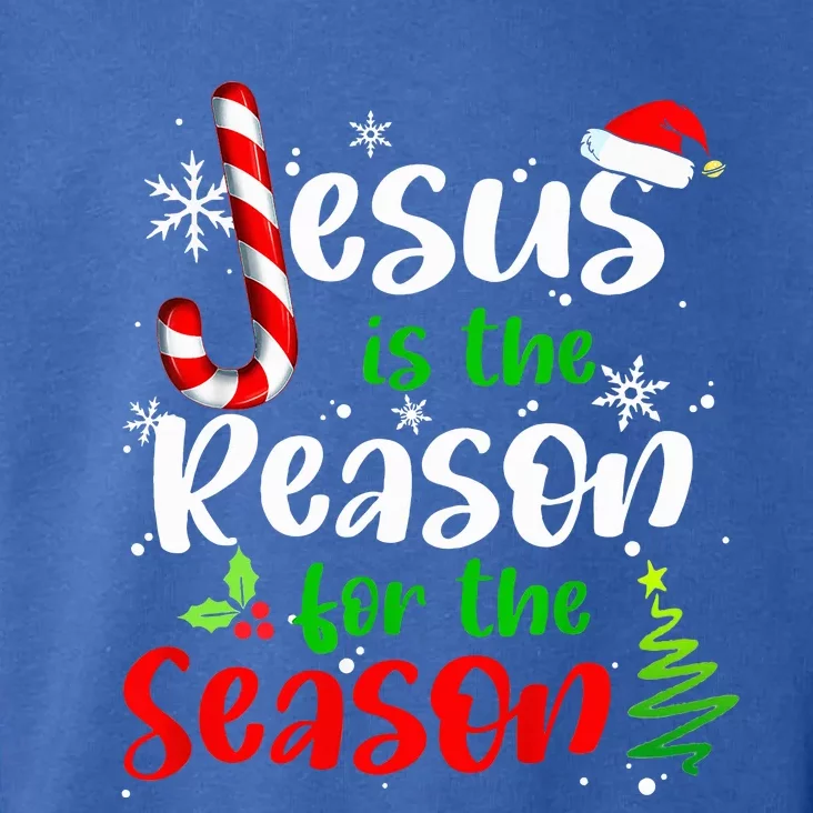 Jesus is The Reason for The Season Christian Faith Christmas Toddler Hoodie