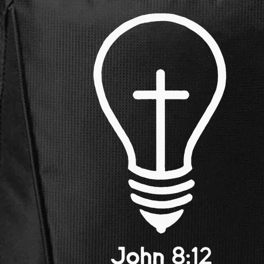 Jesus Is The Light Of The World John 812 Religious Faith City Backpack