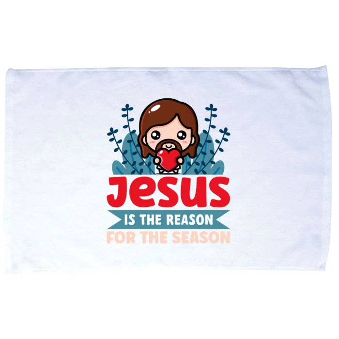 Jesus Is The Reason For The Season Jesus And Christmas Gift Microfiber Hand Towel