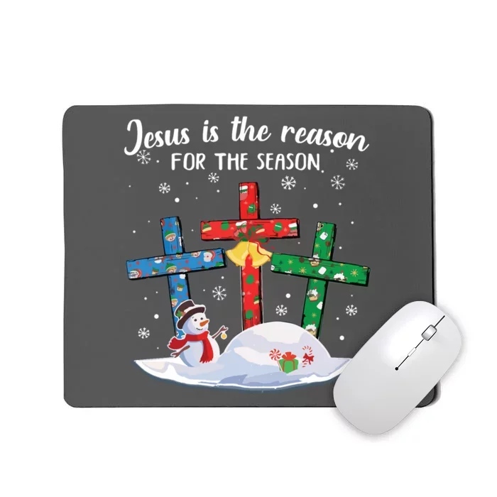 Jesus Is The Reason For The Season Christian Christmas Xmas Mousepad