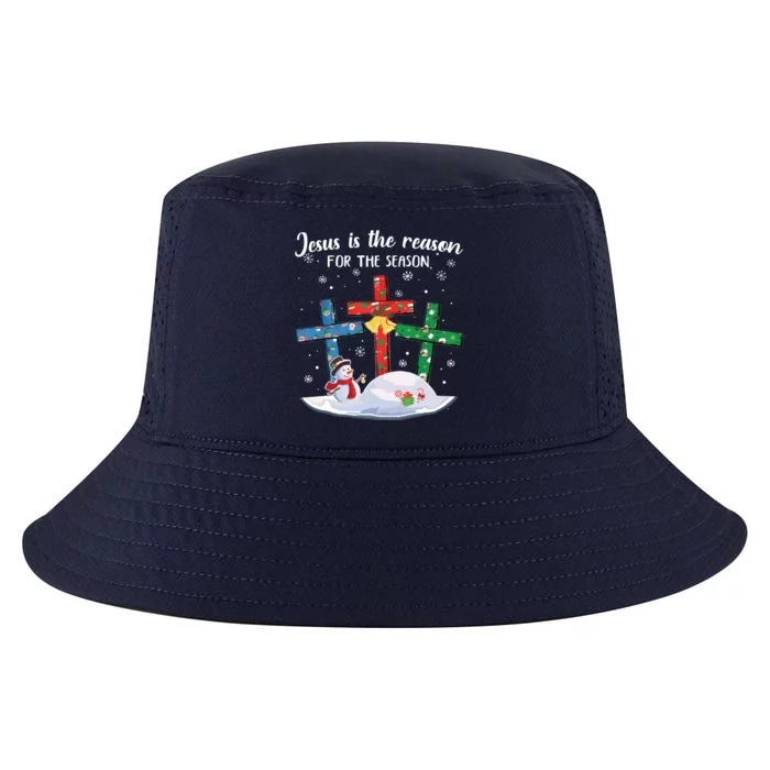 Jesus Is The Reason For The Season Christian Christmas Xmas Cool Comfort Performance Bucket Hat