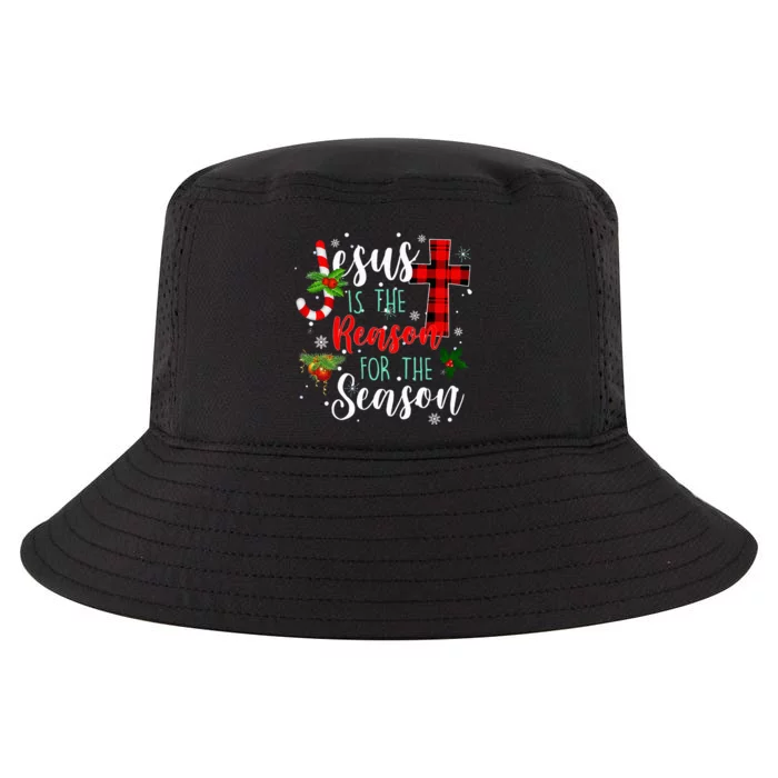 Jesus Is The Reason For Season Christmas Family Pajamas Cool Comfort Performance Bucket Hat