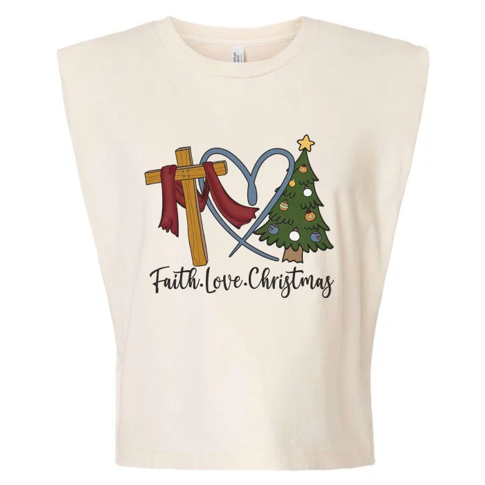 Jesus Is The Reason For The Season Christmas Pajamas Garment-Dyed Women's Muscle Tee