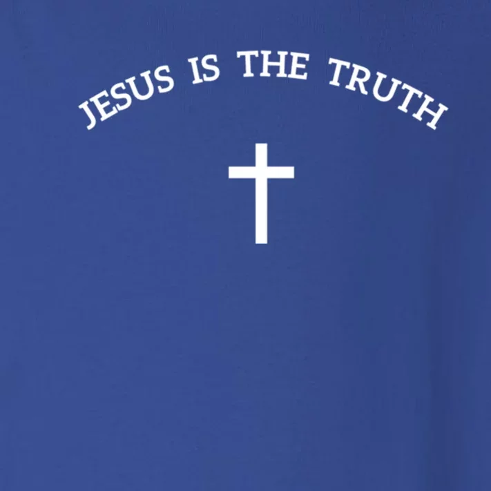 Jesus Is The Truth And Cross Design Christian Faith Believer Cute Gift Toddler Long Sleeve Shirt