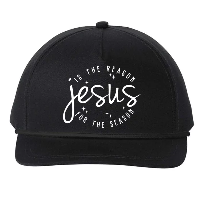 Jesus Is The Reason For The Season Holiday Snapback Five-Panel Rope Hat