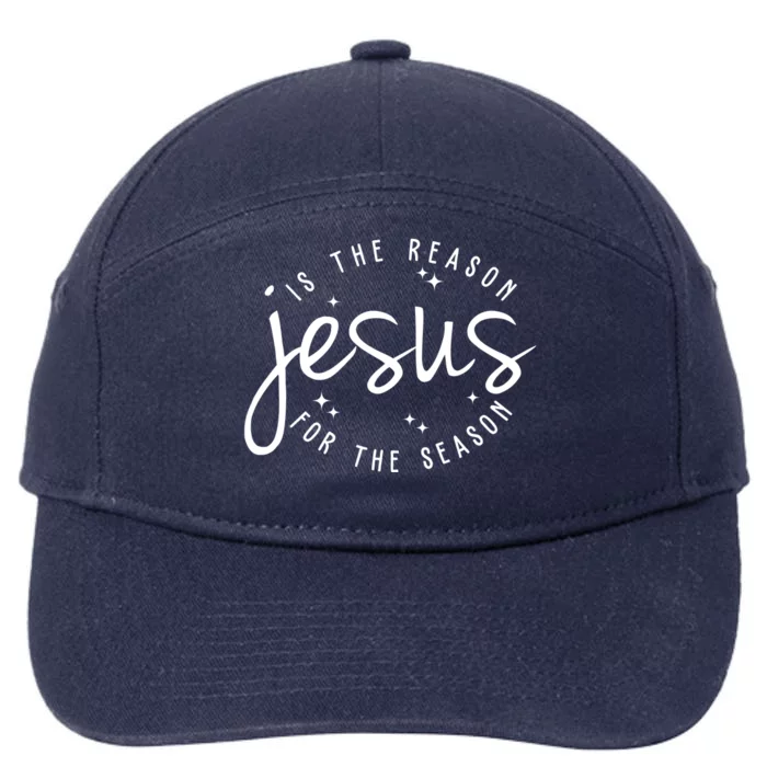 Jesus Is The Reason For The Season Holiday 7-Panel Snapback Hat