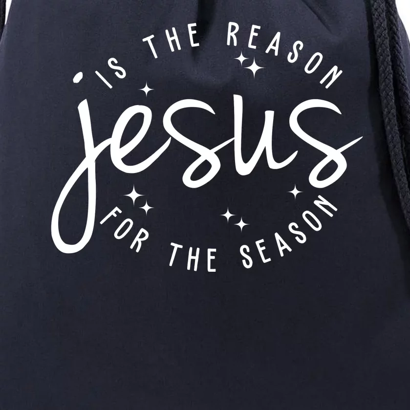 Jesus Is The Reason For The Season Holiday Drawstring Bag