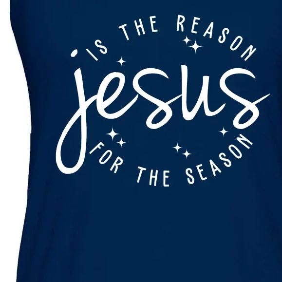 Jesus Is The Reason For The Season Holiday Ladies Essential Flowy Tank