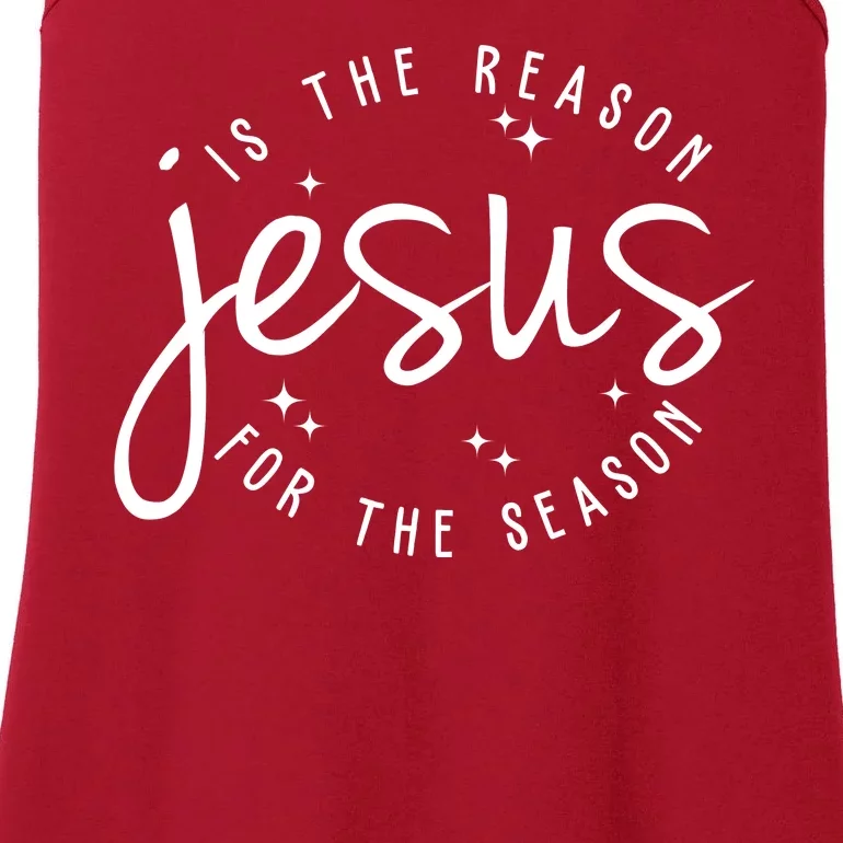 Jesus Is The Reason For The Season Holiday Ladies Essential Tank