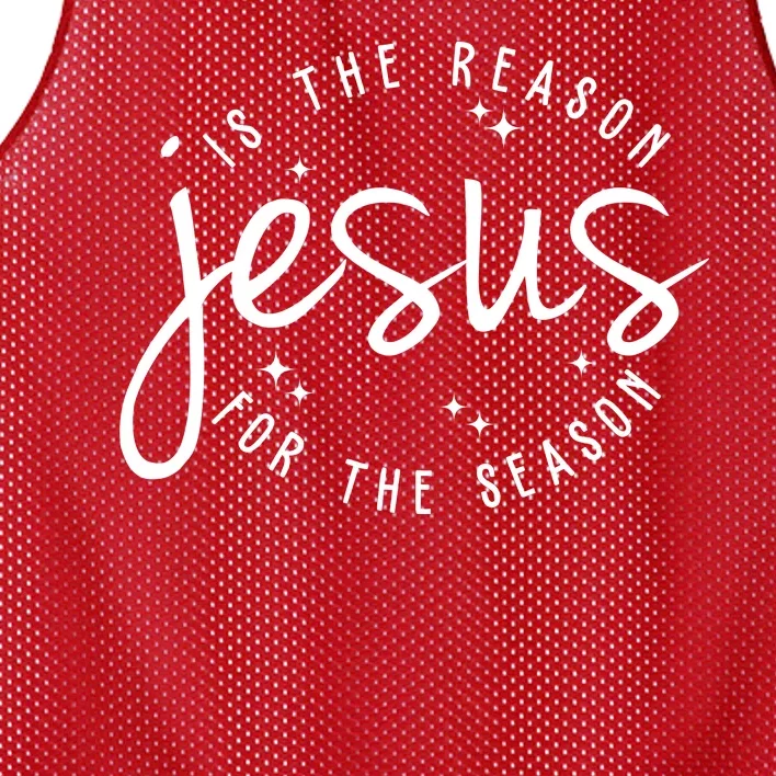 Jesus Is The Reason For The Season Holiday Mesh Reversible Basketball Jersey Tank