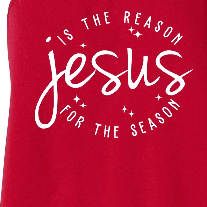 Jesus Is The Reason For The Season Holiday Women's Racerback Tank