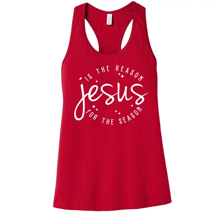 Jesus Is The Reason For The Season Holiday Women's Racerback Tank