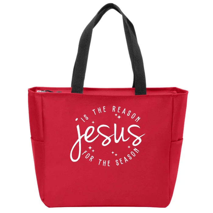 Jesus Is The Reason For The Season Holiday Zip Tote Bag