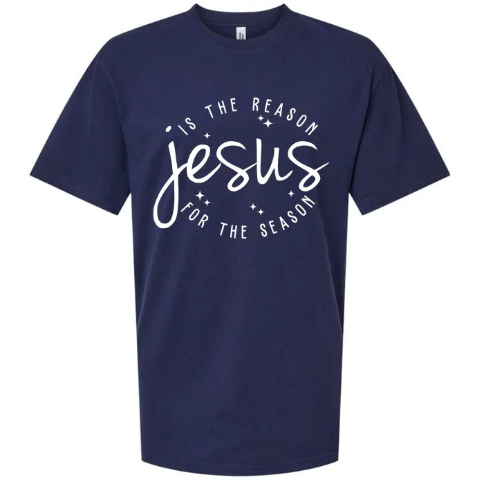 Jesus Is The Reason For The Season Holiday Sueded Cloud Jersey T-Shirt