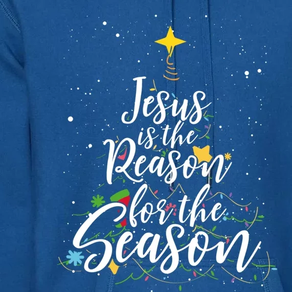 Jesus Is The Reason For The Season Christian Believer Cool Gift Premium Hoodie