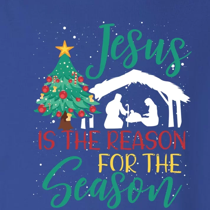 Jesus Is The Reason For The Season Christian Believer Gift Toddler Long Sleeve Shirt